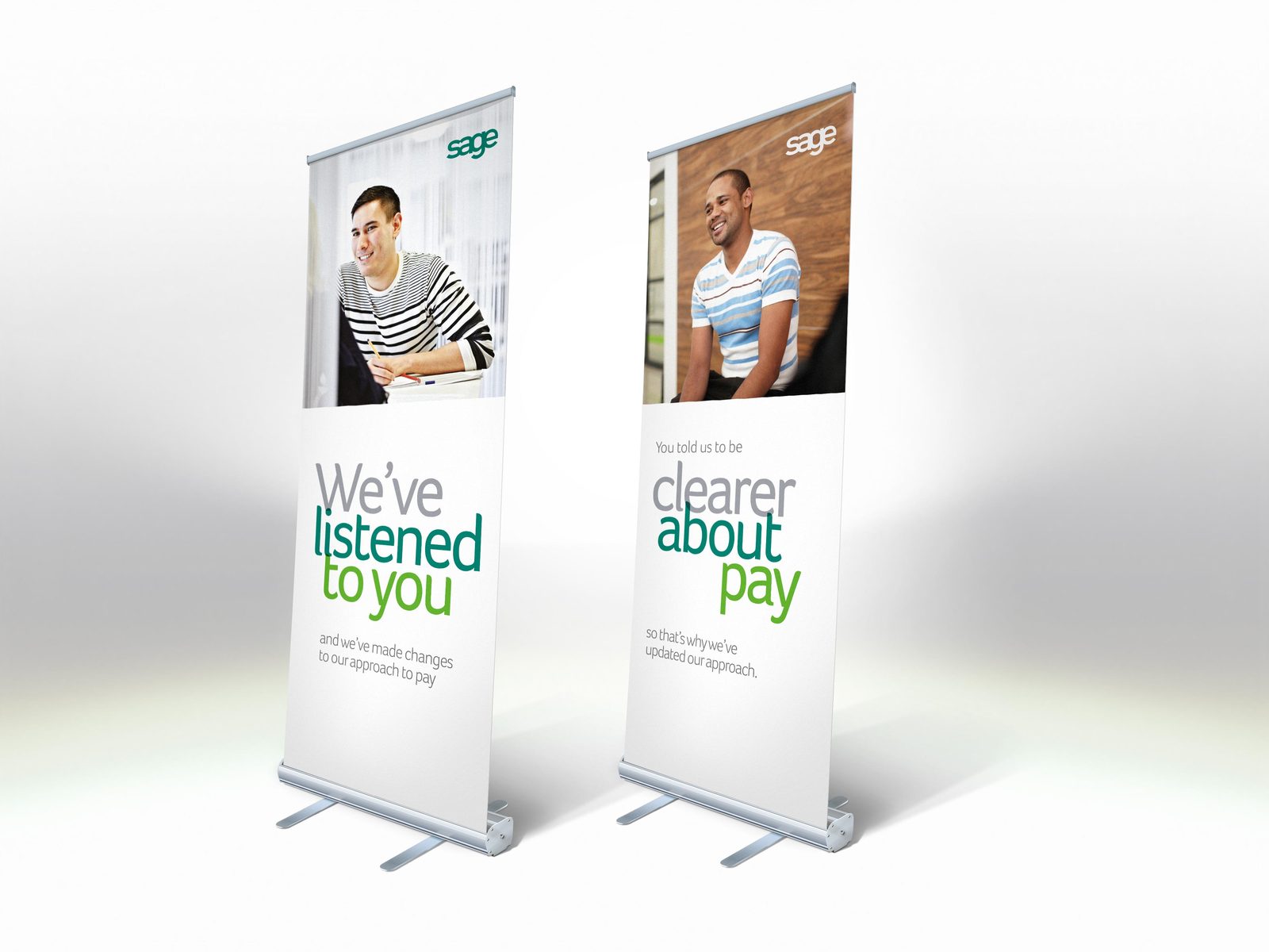 economy pull up banner